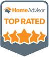 HomeAdvisor badge showing Surface Shield as a trusted provider of paver sealing, concrete sealing, and epoxy flooring services in Punta Gorda, Florida